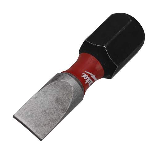 Milwaukee 25mm SHOCKWAVE™ 5.5mm Slotted Screwdriver Bit (Pack of 2)