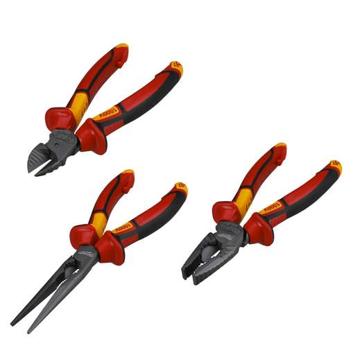 Milwaukee 3 Piece VDE Plier Set (4932464575) CEF