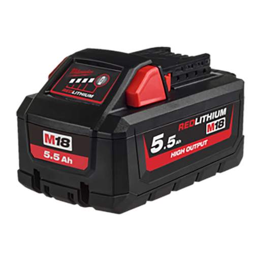 Milwaukee M18HB5.5 18V 5.5Ah HIGH OUTPUT™ Battery