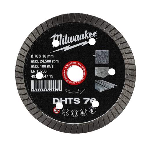 Milwaukee 76mm Diamond Circular Blade DHTS