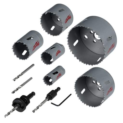 Milwaukee 10 Piece Holesaw Kit