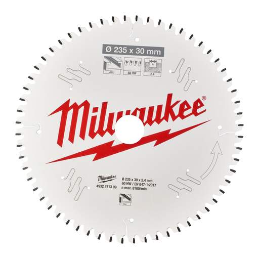 Milwaukee 235mm Wood Circular Saw Blade