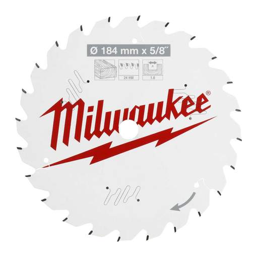 Milwaukee 185mm Wood Circular Saw Blade