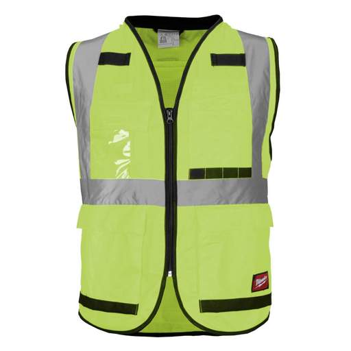 Milwaukee L/XL Premium Hi Vis Class 2 Vest Yellow