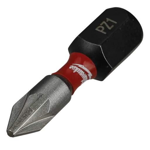 Milwaukee 25mm SHOCKWAVE™ PZ1 CD Tic Tac Screwdriver Bit (Pack of 25)
