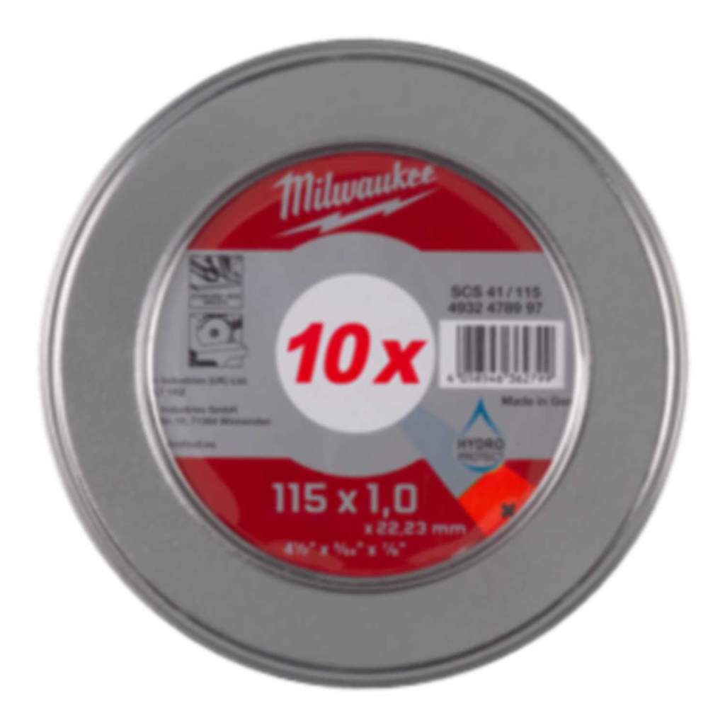 10 X 115mm Metal Cutting Discs - Mild Stainless Steel And Ultra Thin Iron Slitting Discs For Fast And Clean Cutting - View #3
