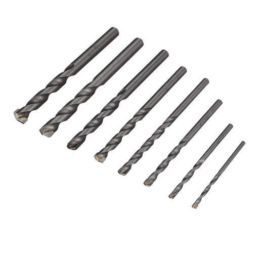 Milwaukee 8 Piece Masonry Hammer Drill Bit Set