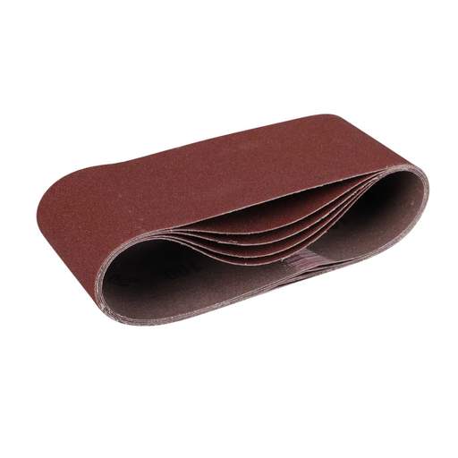 Milwaukee 75mm x 457mm Grit 100 Sand Belts (Pack of 5)