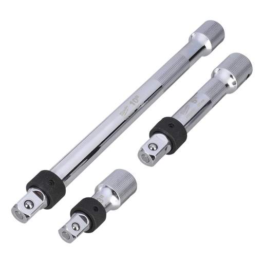 Milwaukee 3 Piece ½" Drive Locking Extension Set