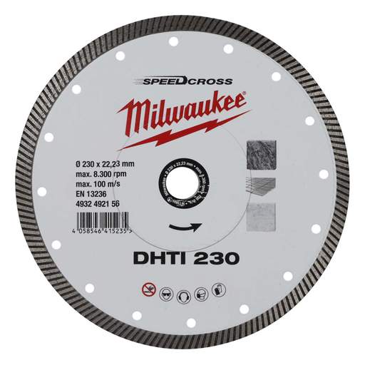 Milwaukee 230mm Speedcross DHTI Diamond Cutting Disc