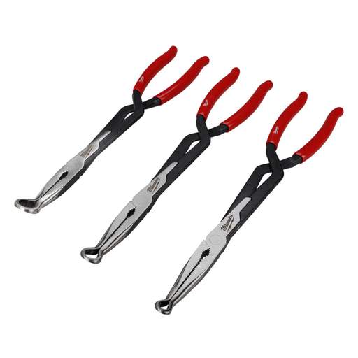 Milwaukee 3 Piece Hole Grip Plier Set