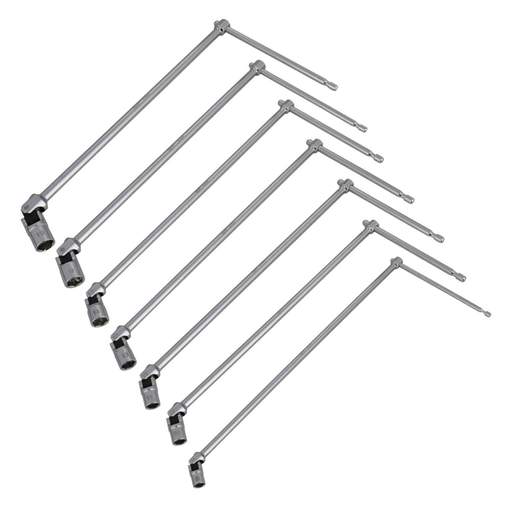 Milwaukee 7 Piece Metric T-Bar Swivel Socket Set