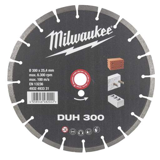 Milwaukee 300mm Diamond DUH Circular Saw Blade