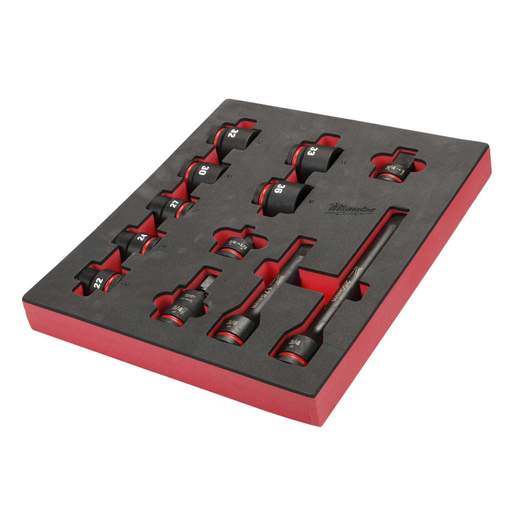 Milwaukee 12 Piece PACKOUT™ ¾" Impact Socket Standard Set