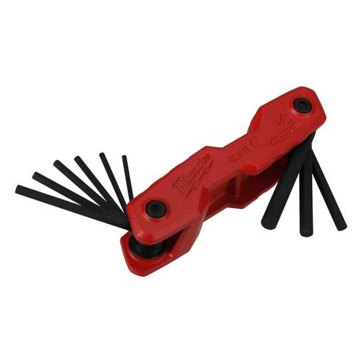 Milwaukee 9 Piece Imperial Hexagon Key Folding Set