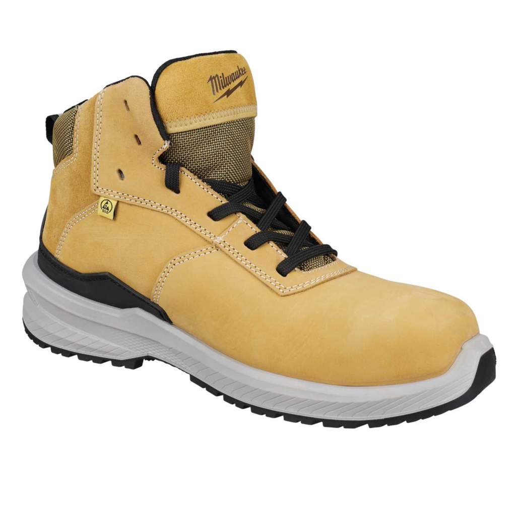 Milwaukee FlexTred Size 9 S3S Safety Boots Beige (4932493747) | CEF