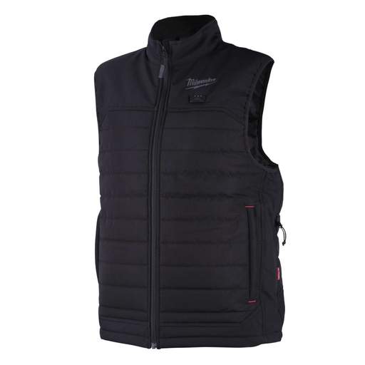 Milwaukee M12HPVBL3-0 Hexon Large Heated Puffer Vest Black