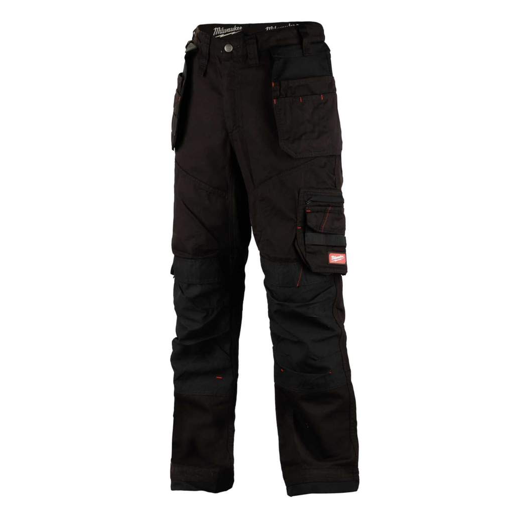 Milwaukee 42W L32 FREEFLEX™ Work Trousers Black (4932498197) | CEF