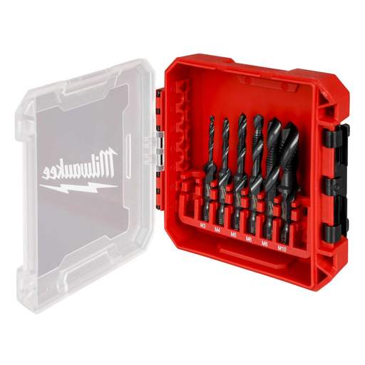 Milwaukee 6 Piece HSS-G Combi Drill Tap Set