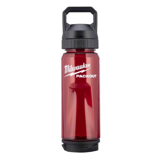 Milwaukee PACKOUT™ Chug Lid Plastic Bottle 740ml Red