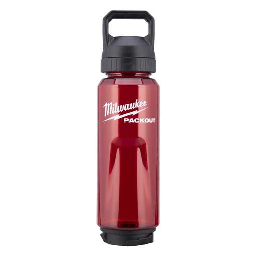 Milwaukee PACKOUT™ Chug Lid Plastic Bottle 1005ml Red