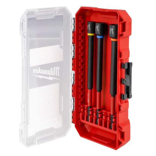 Milwaukee SHOCKWAVE™ 3 Piece Long Nut Driver Set