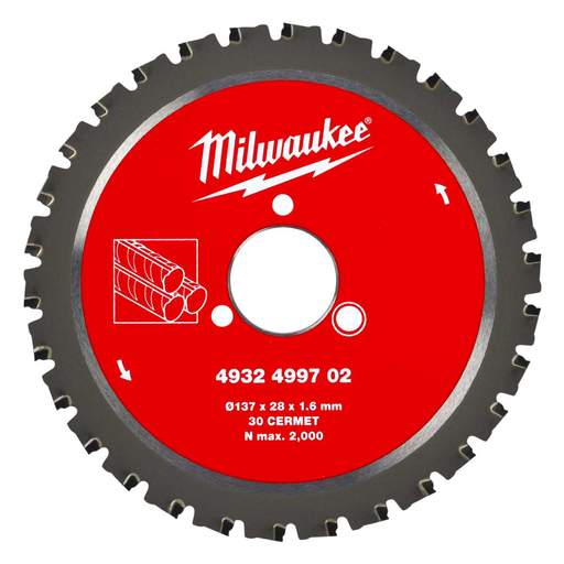 Milwaukee 137mm Circular Saw Blade for Rebar Cutter