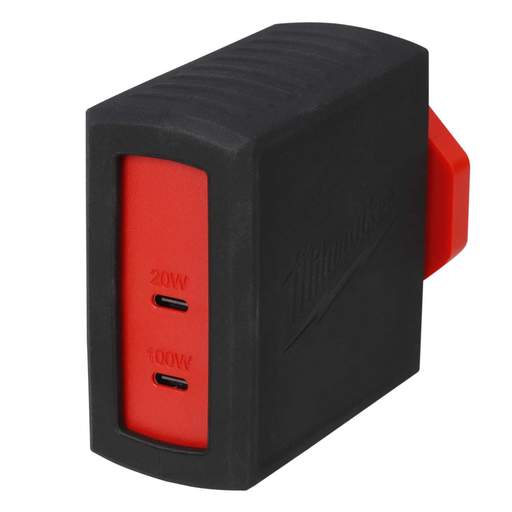 Milwaukee TC-USBC100 USB-C 100W Wall Adapter