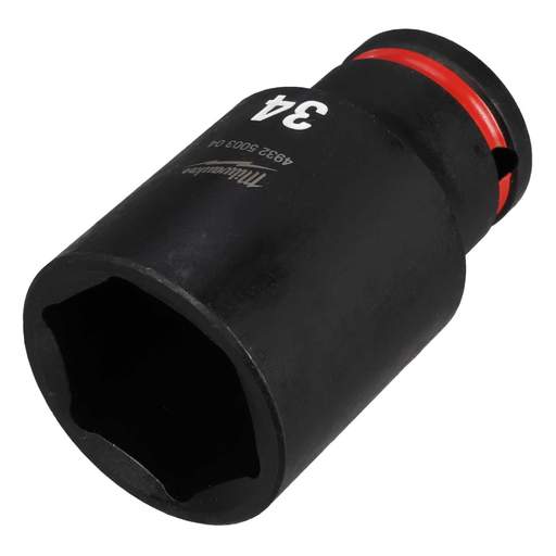 Milwaukee 34mm SHOCKWAVE™ ½" Drive Deep Impact Socket