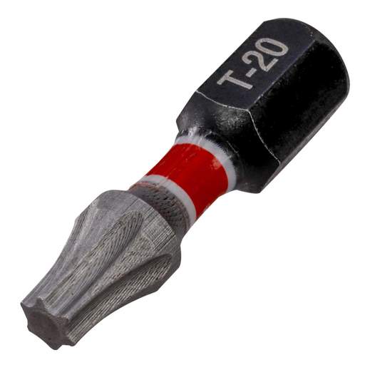Milwaukee SHOCKWAVE™ TX20 x 25mm Impact Duty Screwdriver Bit (Pack of 3)