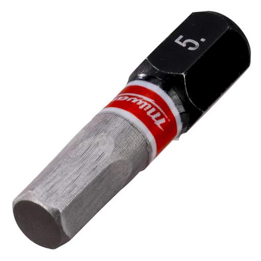 Milwaukee SHOCKWAVE™ Hex5 x 25mm Impact Duty Screwdriver Bit (Pack of 3)