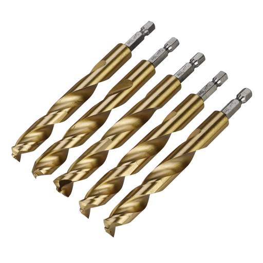 Milwaukee SHOCKWAVE™ 11.5mm Red Hex HSS Titanium Nitride Drill Bit (Pack of 5)