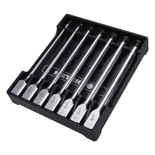Milwaukee 7 Piece ⅜'' Metric Hex Long Ball End Bit Socket Set