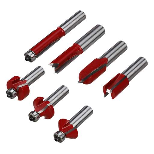 Milwaukee 7 Piece Mixed ½'' Router Bit Set (4932501051) | CEF