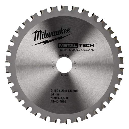 Milwaukee 150mm Circular Saw Blade for Metal