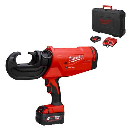 Milwaukee M18HCCT109/42-522C 18V FORCE LOGIC™ Hydraulic Cable Crimper with 2 x Batteries