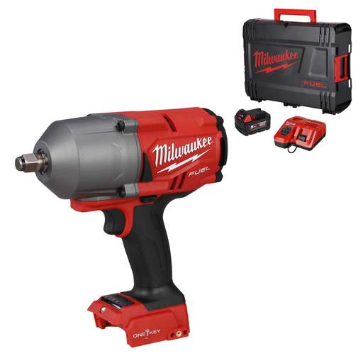 Milwaukee M18ONEFHIWF12-501X 18V ONE-KEY™ ½'' Impact Wrench with 1 x 5.0Ah Battery