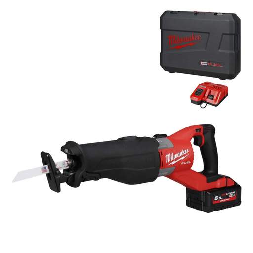 Milwaukee M18FSX-551C 18V Fuel™ Super Sawzall with 1 x 5.5Ah battery