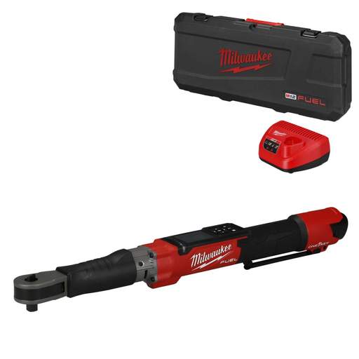 Milwaukee M12ONEFTR38-201C 12V FUEL™ Digital ⅜" Torque Wrench with 1 x 2.0Ah Battery