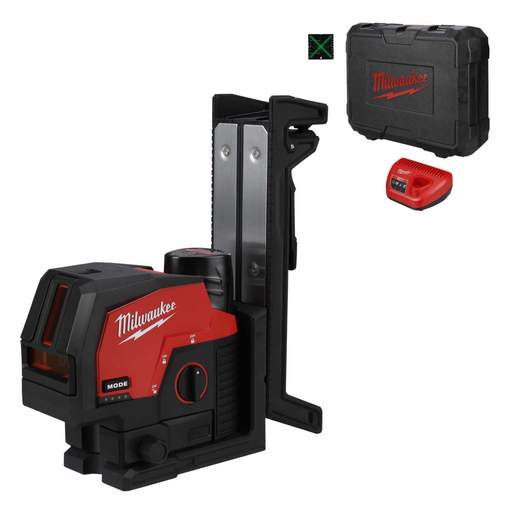 Milwaukee M12CLLP-301C M12™Green Cross Line Laser with 1 x 3.0Ah Battery