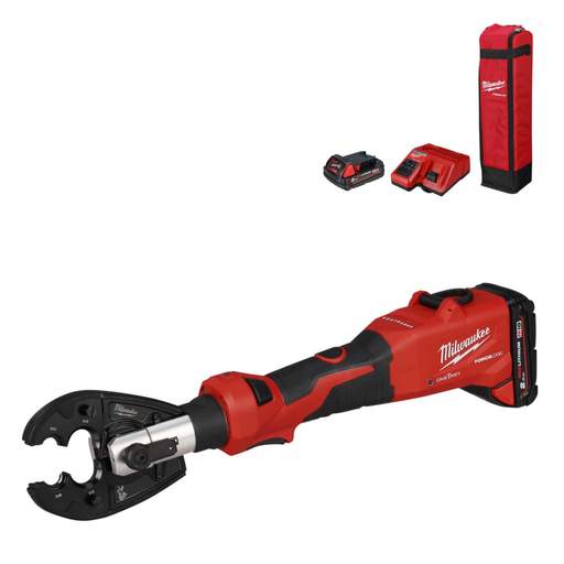Milwaukee M18ONEHUCT-202BSWAKIT 18V FORCE LOGIC™ Hydraulic Utility Crimper and SWA Cutter