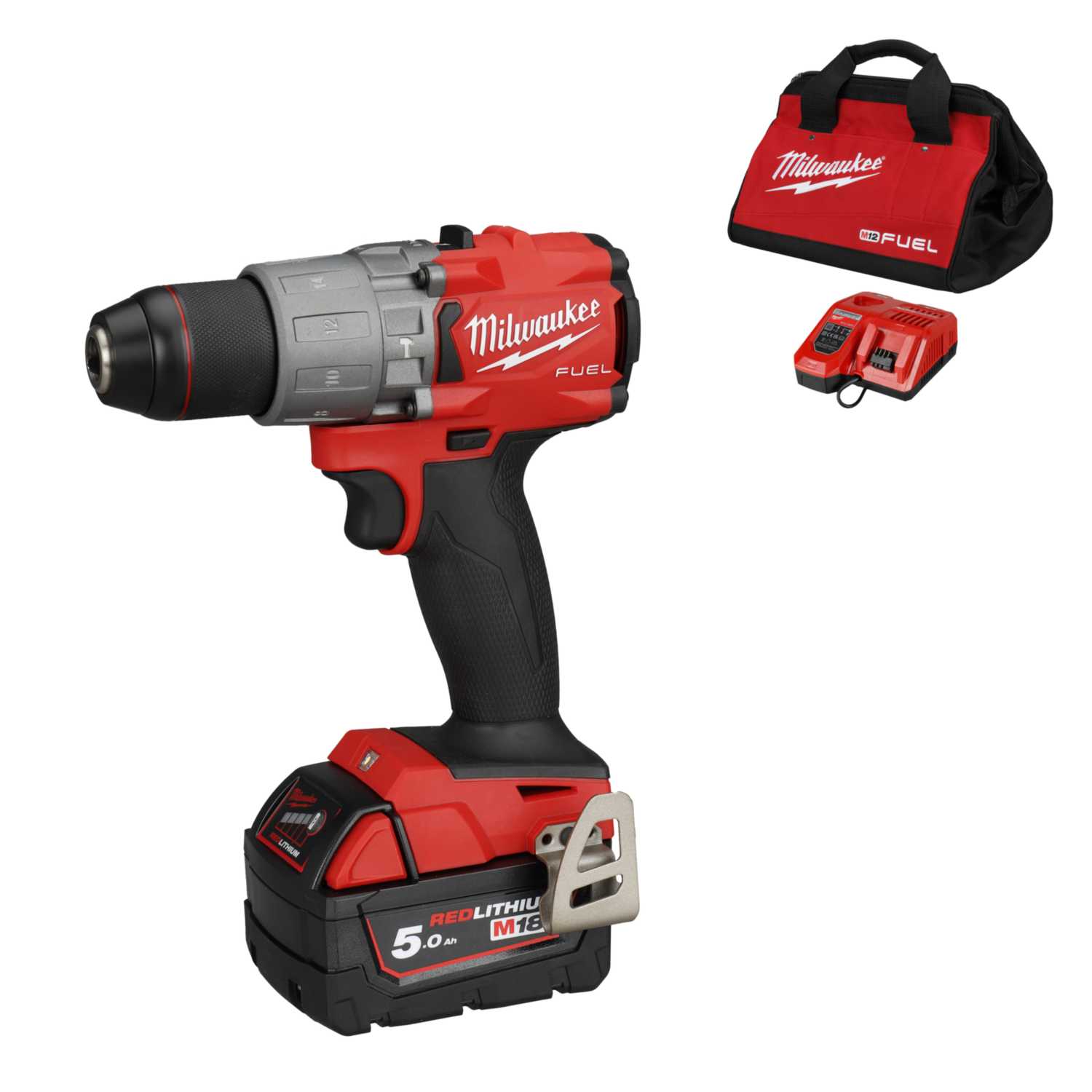 Milwaukee M18FPD2-501B 18V Combi Drill Kit (4933479424) | CEF