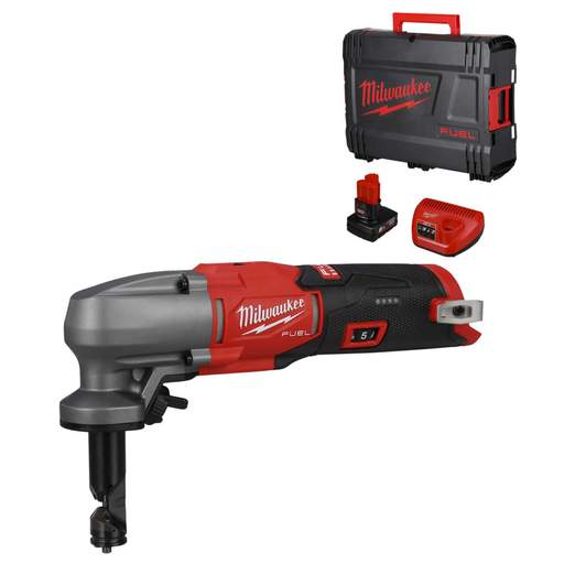 Milwaukee M12FNB16-601X 12V Fuel™ Nibbler 1.6mm with 1 x 6.0Ah Battery