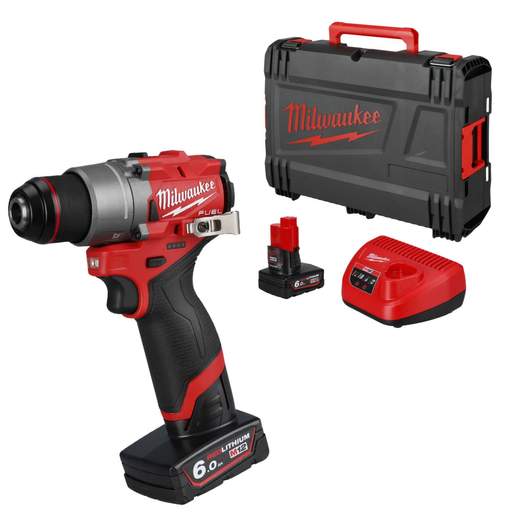 Milwaukee M12FDD2-602X 12V M12 FUEL™ Sub Compact Drill / Driver with 2 x 6.0Ah Batteries