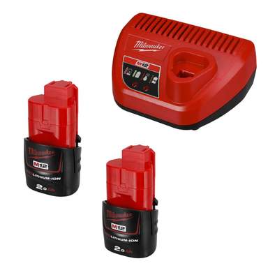 Milwaukee M12FPTR-202X 12V FUEL™ Insider Pass-Through Ratchet with 