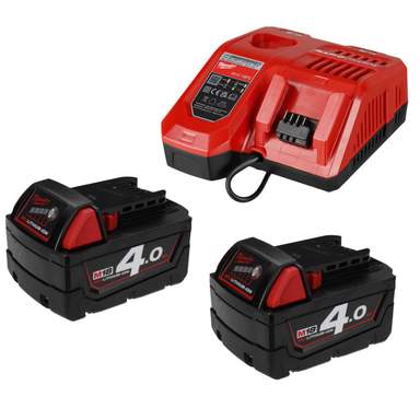 Milwaukee M18BLHACD26-402X 18V SDS+ D-Handle Hammer Drill with 2 x 