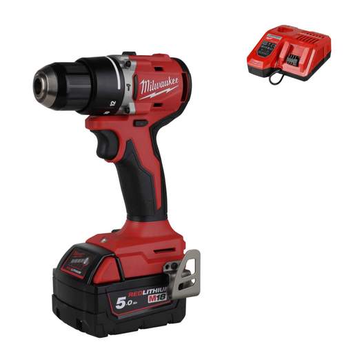 Milwaukee M18BLPDRC-501 18V Compact Combi Drill with 1 x 5.0Ah Battery