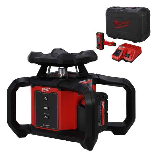 Milwaukee M18RLOH600-201C 18V Horizontal Rotary Laser with ONE-KEY™ and 1 x 2.0Ah Battery