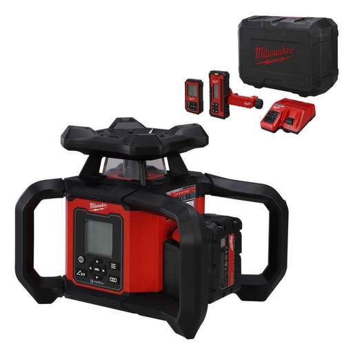 Milwaukee M18RLOHV1200-501C 18V Horizontal Vertical Auto Dual Rotary Laser with ONE-KEY™ and 1 x 5Ah Battery