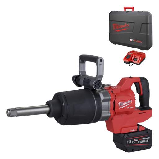 Milwaukee M18ONEFHIWF1D-121C 18V FUEL™ 1" Impact Wrench with 1 x 12.0Ah Forge Battery